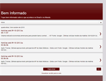 Tablet Screenshot of beminformado.com