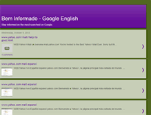 Tablet Screenshot of googleenglish.beminformado.com