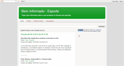 Desktop Screenshot of esporte.beminformado.com