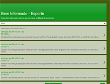 Tablet Screenshot of esporte.beminformado.com